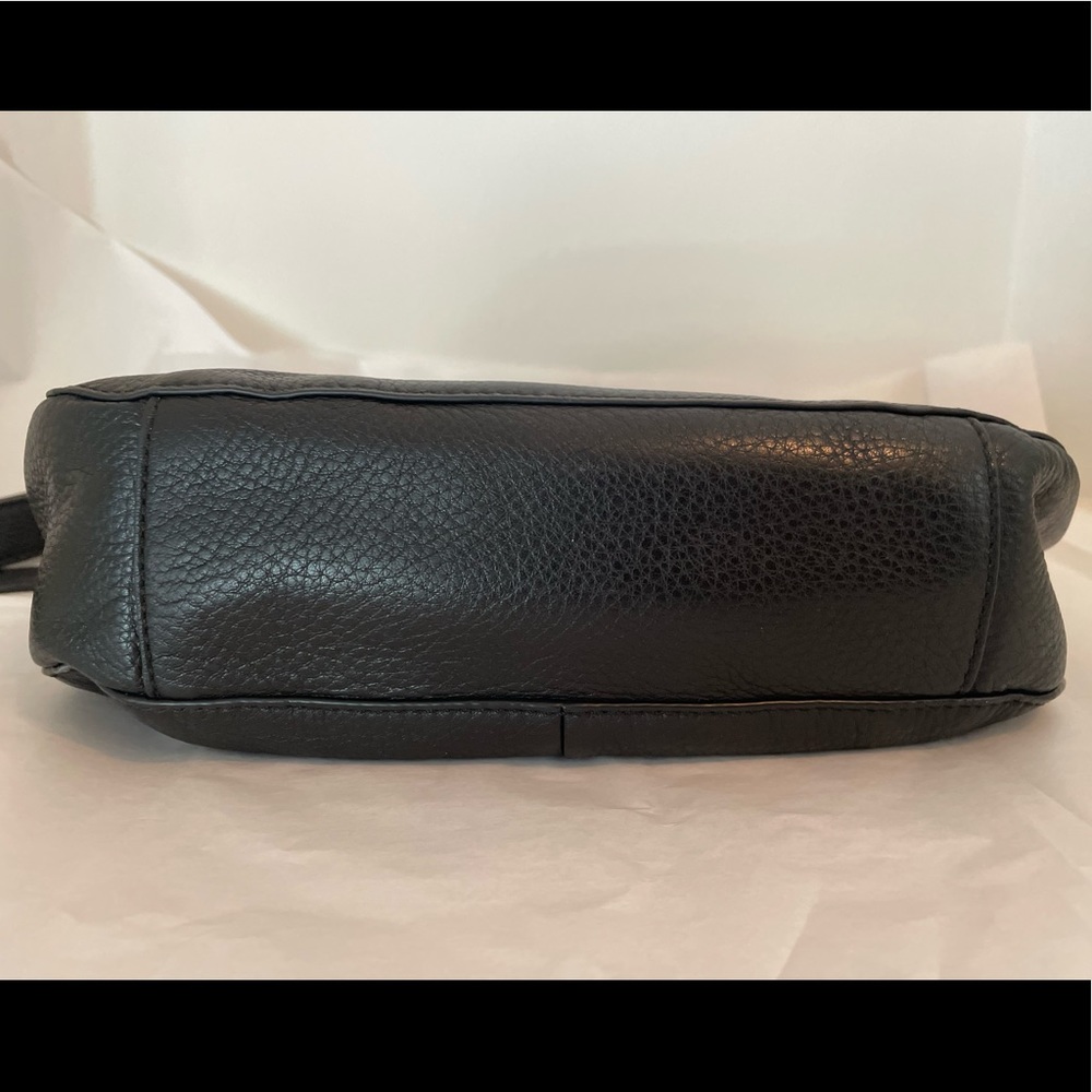 Tory Burch Black Leather Crossbody with Gold Chain - Picture 3 of 12